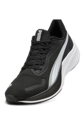 Puma Pounce Lite Laufschuhe in Schwarz und Weiß