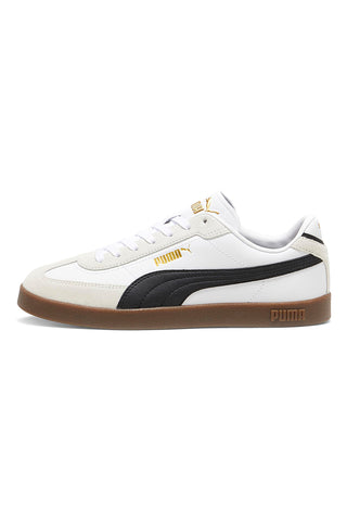 Puma – Club II Era – Weiße Sneakers mit schwarzen Details