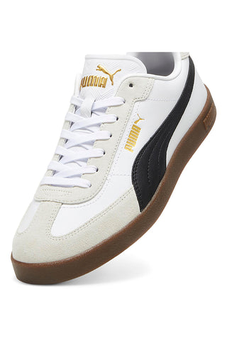 Puma – Club II Era – Weiße Sneakers mit schwarzen Details