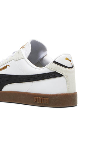 Puma – Club II Era – Weiße Sneakers mit schwarzen Details