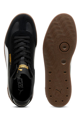 Schwarze Sneakers mit weißen Details Puma Club II Era