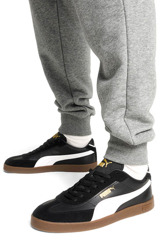 Schwarze Sneakers mit weißen Details Puma Club II Era