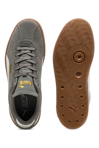Puma Club II – Graue Ledersneakers
