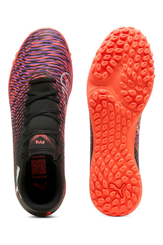 Schwarze, rote und lila Indoor-Futsalschuhe Puma FUTURE 8 PLAY TT