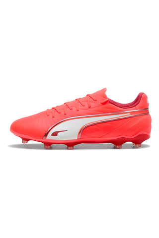 Rote Fußballschuhe für synthetischen und natürlichen Boden Puma King Match FG/AG