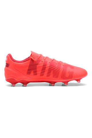 Scarpe da Calcio Rosse per Terreni Sintetici e Naturali Puma King Match FG/AG