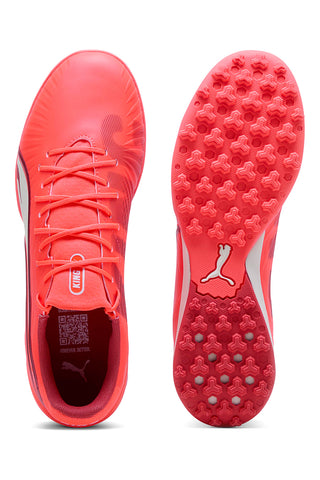 Puma KING MATCH TT Hallenfußballschuhe Rot