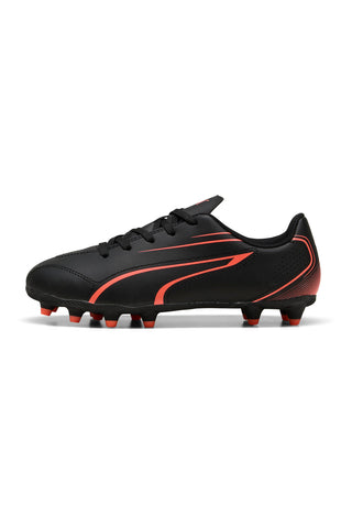 Schwarze Fußballschuhe mit Stollen PUMA VITORIA FG/AG JR