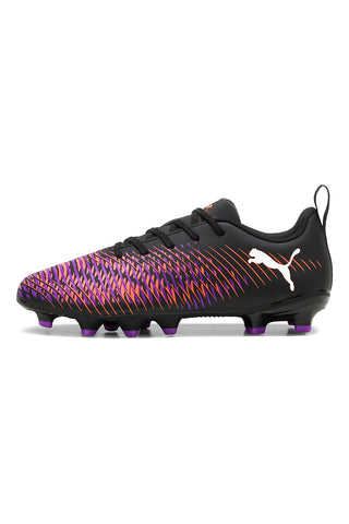 Scarpe da Calcio Nere e Viola PUMA FUTURE 8 PLAY FG/AG JR