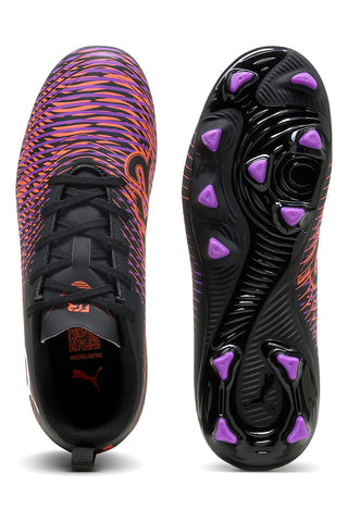 Scarpe da Calcio Nere e Viola PUMA FUTURE 8 PLAY FG/AG JR