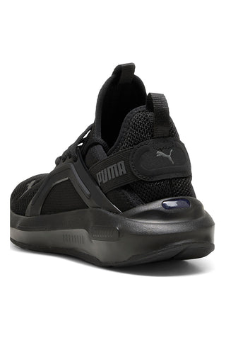 PUMA Softride Enzo 5 Junior-Sneakers in Schwarz mit Mesh-Obermaterial
