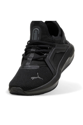 PUMA Softride Enzo 5 Junior-Sneakers in Schwarz mit Mesh-Obermaterial