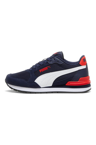 Sneakers Blu e Rosse Puma St Runner V4 Mesh Jr