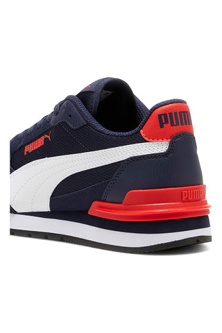 Sneakers Blu e Rosse Puma St Runner V4 Mesh Jr