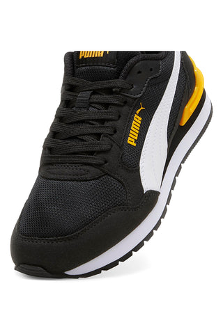 Sneakers Nere e Gialle Puma St Runner V4 Mesh Jr