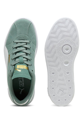 Grüne Sneakers mit Obermaterial aus Leder und Softfoam-Sohle PUMA Club II Jr