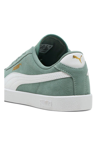Sneakers Verde con Tomaia In Pelle e Suola Softfoam PUMA Club II Jr