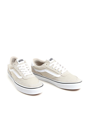 Sneakers Beige e Bianche Vans Brooklyn