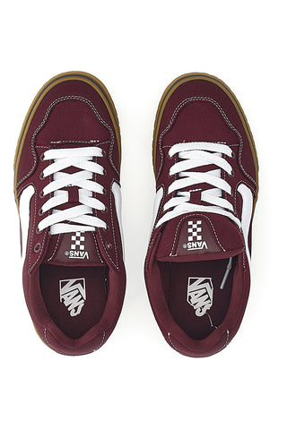 Sneakers Bordeaux Con Lacci Vans Caldrone