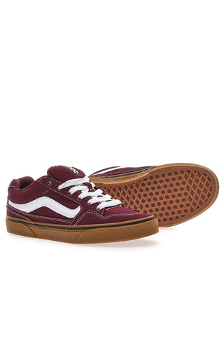 Sneakers Bordeaux Con Lacci Vans Caldrone