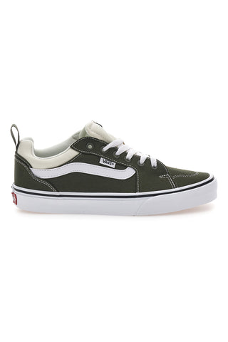 Olivgrüne und weiße Sneakers VANS FILMORE