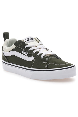 Sneakers Verde Oliva e Bianche VANS FILMORE
