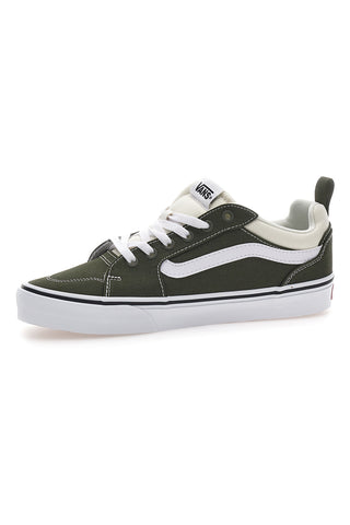 Sneakers Verde Oliva e Bianche VANS FILMORE