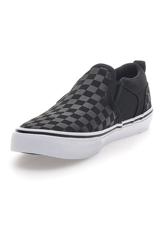 Schwarze und weiße Vans Asher Sneakers