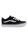 Schwarze Turnschuhe mit Schnürsenkeln von Vans Filmore