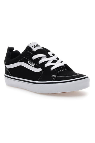 Schwarze Turnschuhe mit Schnürsenkeln von Vans Filmore