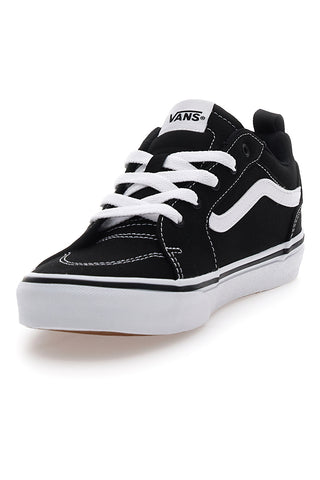 Schwarze Turnschuhe mit Schnürsenkeln von Vans Filmore