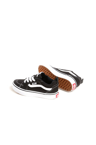 Schwarze Turnschuhe mit Schnürsenkeln von Vans Filmore