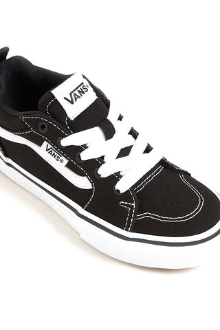 Schwarze Turnschuhe mit Schnürsenkeln von Vans Filmore