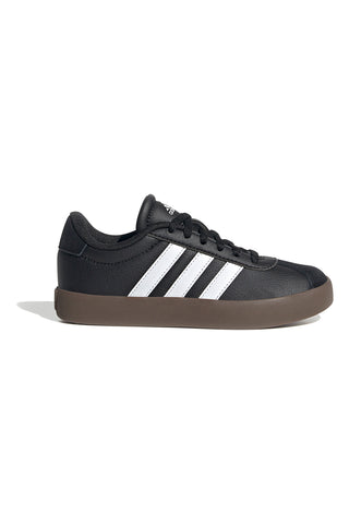 Sneakers Nere con Dettagli Bianchi Adidas VL Court 3.0