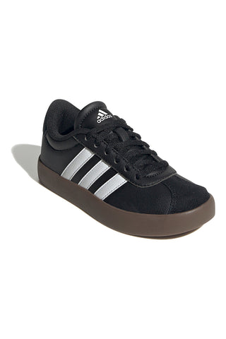 Sneakers Nere con Dettagli Bianchi Adidas VL Court 3.0