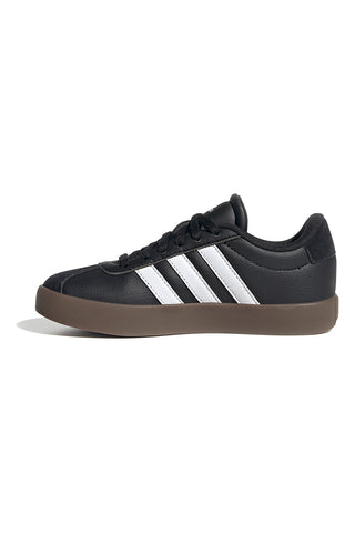 Sneakers Nere con Dettagli Bianchi Adidas VL Court 3.0