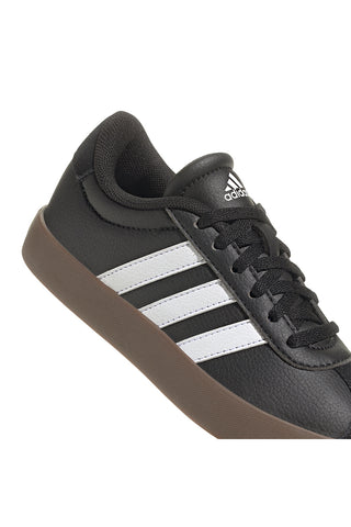 Sneakers Nere con Dettagli Bianchi Adidas VL Court 3.0