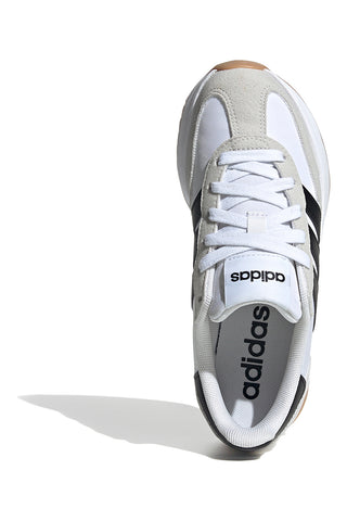 Sneakers Bianche con Dettagli Neri e Grigi ADIDAS RUN 70s 2.0 J