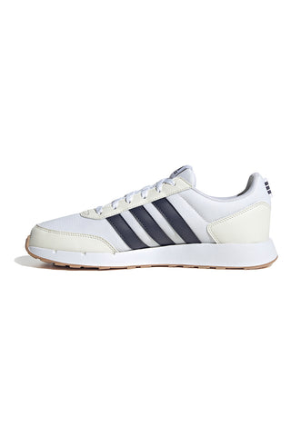 Weiße Sneakers mit blauen Streifen ADIDAS Run 50s