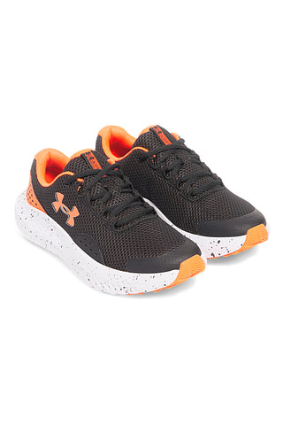 Scarpe da Allenamento Nere e Arancioni UNDER AMOUR Grade School Surge 4