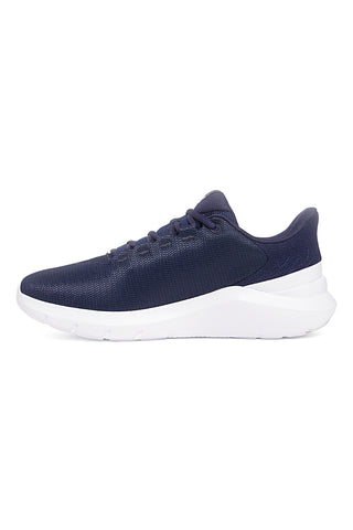 Schwarze Laufschuhe mit weißer Sohle Under Armour Hovr DS Ridge TR
