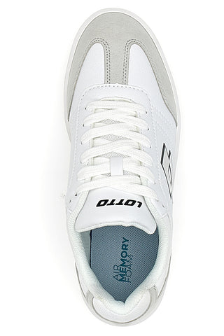 Weiße Sneakers mit Air Memory Foam Lotto Equipo AMF