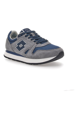 Sneakers Grigie e Blu Con Air Memory Foam Lotto Trainer Amf Msh