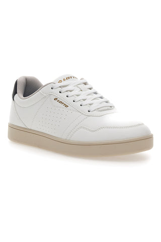 Weiße Sneakers mit Air Memory Foam Lotto Amf II Pu