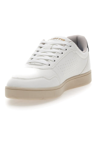 Weiße Sneakers mit Air Memory Foam Lotto Amf II Pu