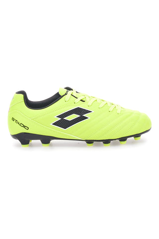 Fluoreszierende gelbe FG-Fußballschuhe LOTTO STADIO 705 JR