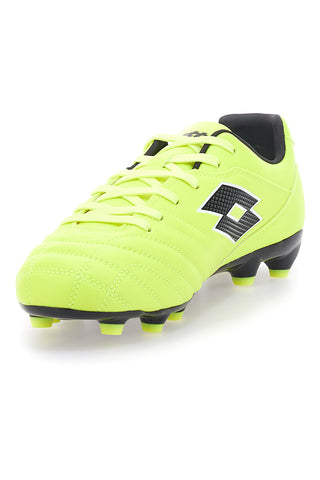 Scarpe da calcio giallo fluo FG LOTTO STADIO 705 JR