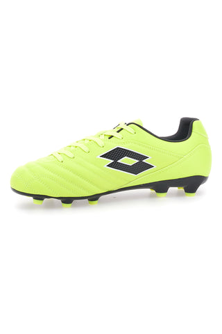 Fluoreszierende gelbe FG-Fußballschuhe LOTTO STADIO 705 JR
