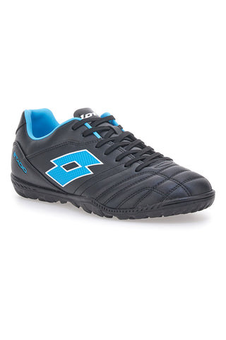 Schwarz-blaue Fußballschuhe für Kunstrasen LOTTO STAFIO 705 TF