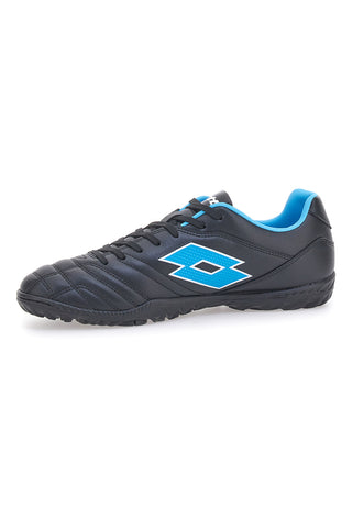 Schwarz-blaue Fußballschuhe für Kunstrasen LOTTO STAFIO 705 TF